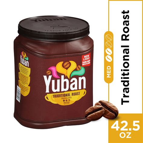 Yuban Traditional Medium Roast Ground Coffee Caffeinated 425 Oz Jug