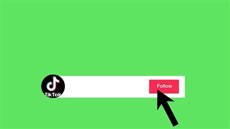 Tik Tok Follow Green Screen Intro Tik Tok Intro Tik Tok Follow