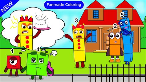 Numberblocks 1 4 Come Back Home Numberblocks Fanmade Coloring Story