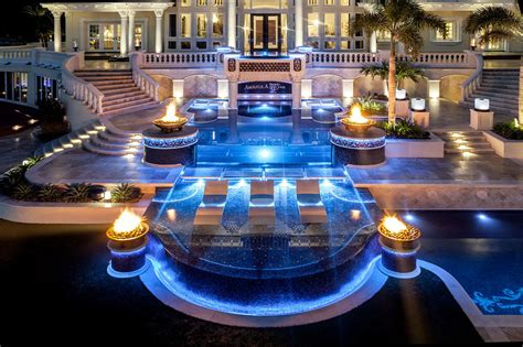 Homeowners Raise The Bar On ‘poolscapes Mansion Global