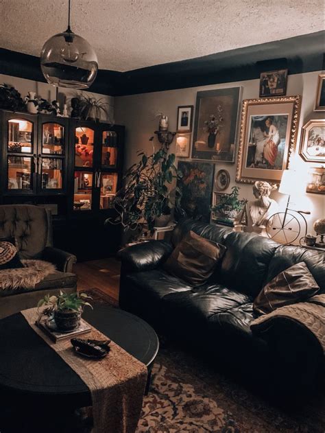Moody Living Room In 2021 Goth Home Decor Moody Living Room Dream Decor