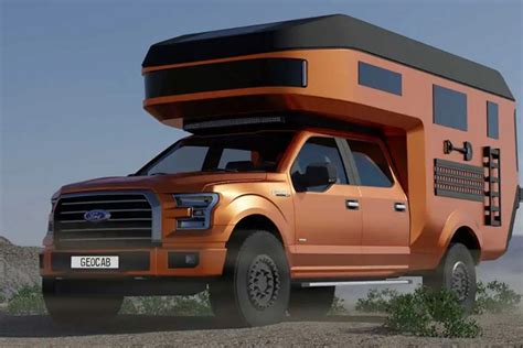 Geo Cab Introduces New Line Of Carbon Fiber Ford Truck Camper