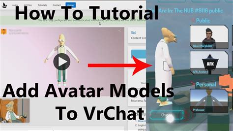 Tutorial How To Add Vr Avatars To Vrchat Youtube