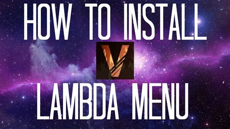 How To Install Lambda Menu For Fivem Youtube