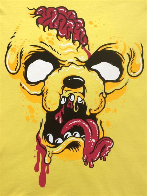 Camiseta Jake Zumbi Hora De Aventura Cartoon Series Desenhos R 5999