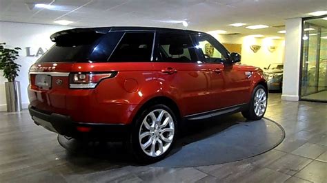 Range Rover Sport Red With Black Lawton Brook Youtube