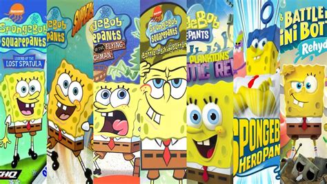 The Evolution Of Spongebob Games 2000 2020 Youtube