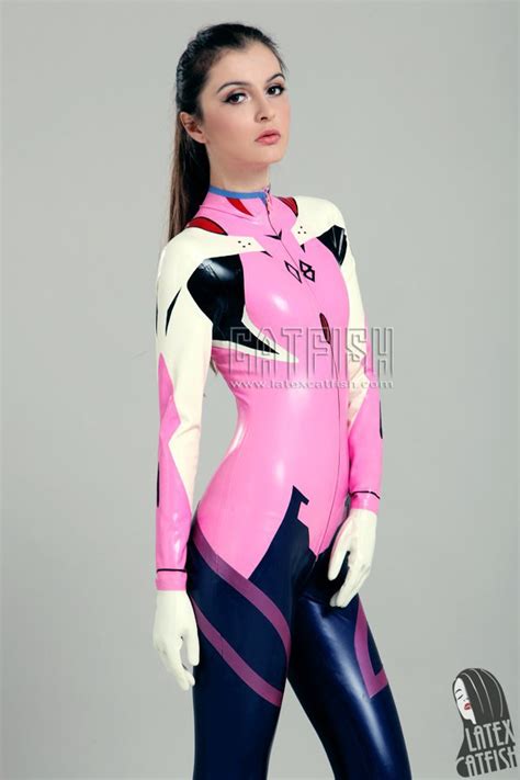 Sexy Latex Woman Catsuitlatex Clothingeva Cosplayeva Costume Cf