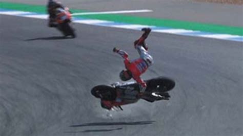 Motogp Horror Crash Forces Jorge Lorenzo Tp Pull Out Of Inaugural