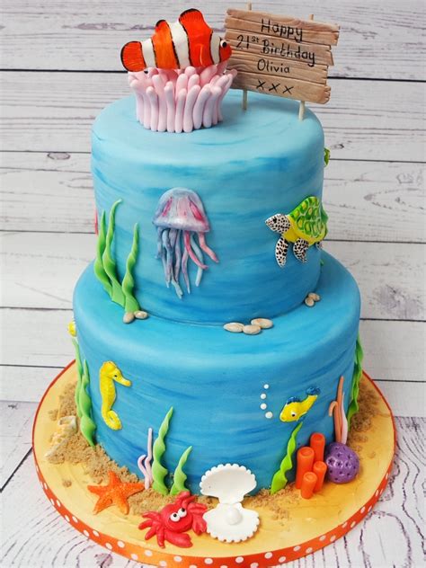 Crafty Cakes Exeter Uk Finding Nemo Theme Cake