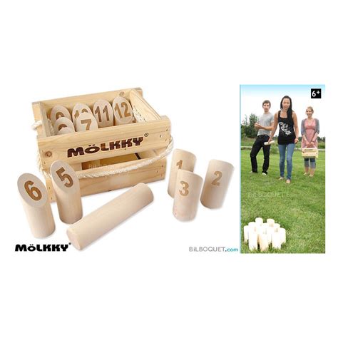 deluxe mölkky finnish outdoor throwing game