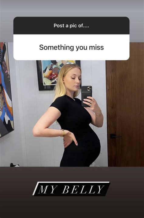 Sophie Turner Says She Misses Her Baby Bump As She Celebrates Christmas