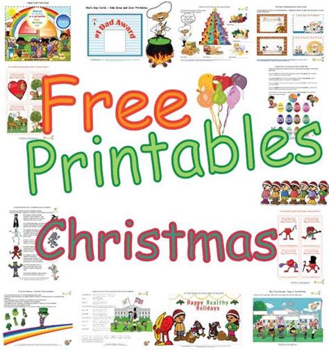 Free Holiday Printables For Teachers Printable Templates