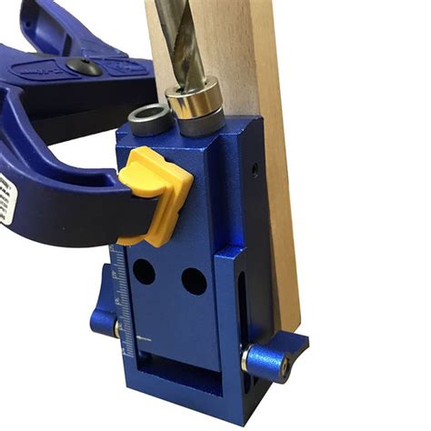 105402 Pocket Hole Drilling Jig Kit With Step Bit Woodworking Joinery