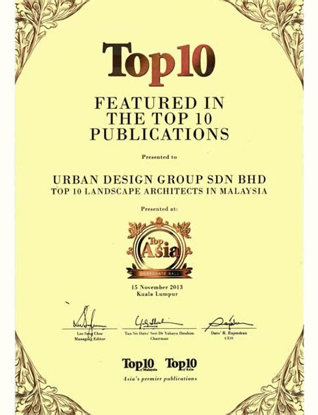 Pipda 2018 property awards : UDG Associates Sdn Bhd profess to the highest professional ...