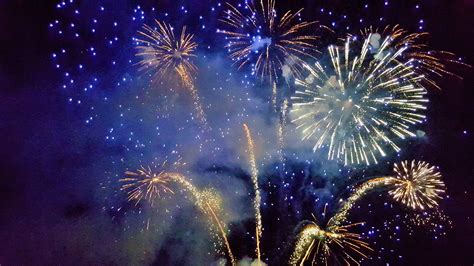 Download 1920x1080 Wallpaper Fireworks Lights Night Celebrations