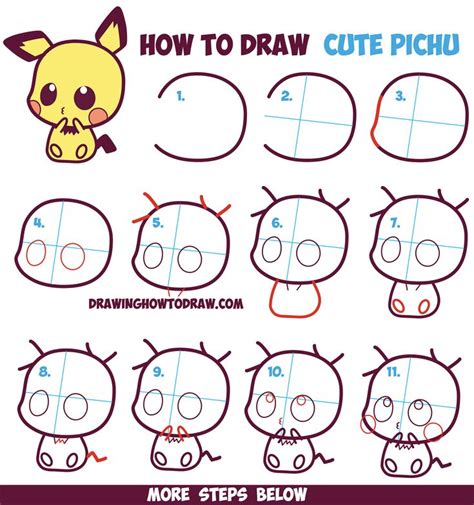 Learn how to draw easy simply by following the steps outlined in our video lessons. So cute I love it | Drawing tutorials for kids, Cute ...