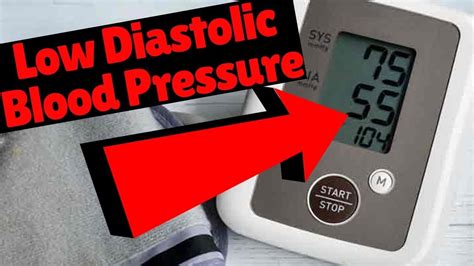 Low Diastolic Blood Pressure Consequences Meaning Treatments