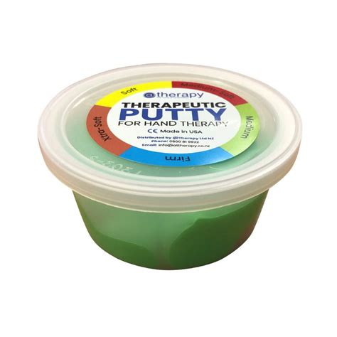 Therapeutic Putty Medium Green At Therapy Limited