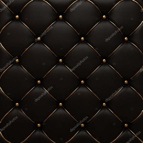 The Gold Leather Texture Of The Quilted Skin — Stock Photo © Khart