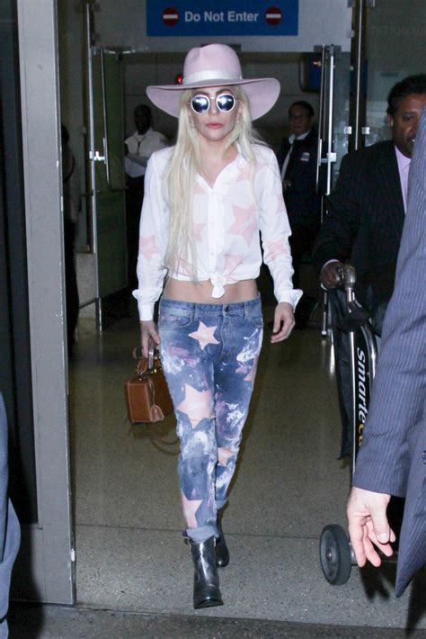 Lady Gaga Arrives At Lax Zimbio
