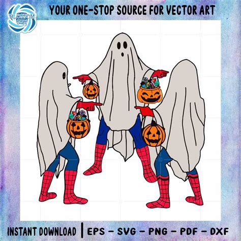 Spiderman Ghost Halloween SVG Best Graphic Designs Cutting Files