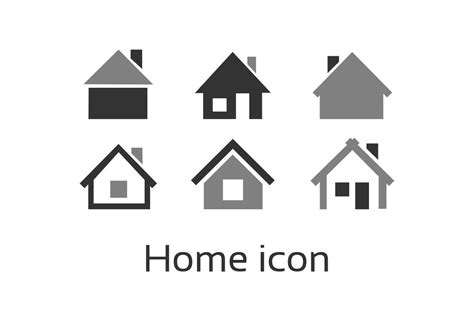 Home Icon Custom Designed Icons ~ Creative Market