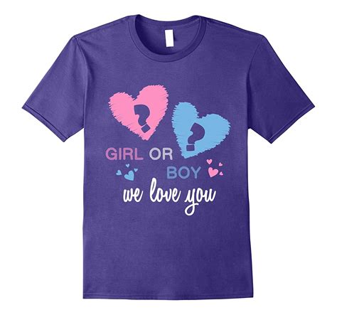 pink or blue we love you gender reveal party graphic t shirt art artvinatee