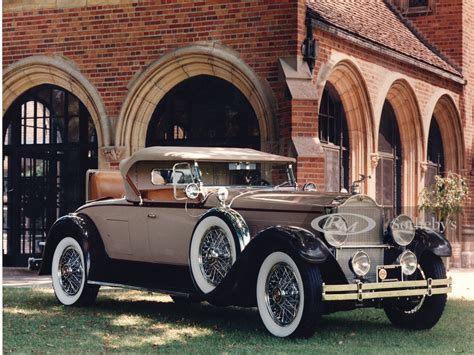 1929 Packard Model 645 Deluxe Eight Roadster Vintage Motor Cars At