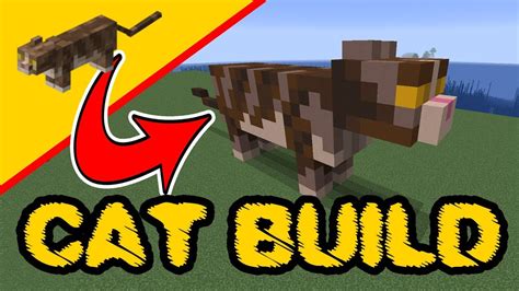 Minecraft Cat Cat Statue Build Ps4 Xbox Pc Switch Pocket Edition Youtube