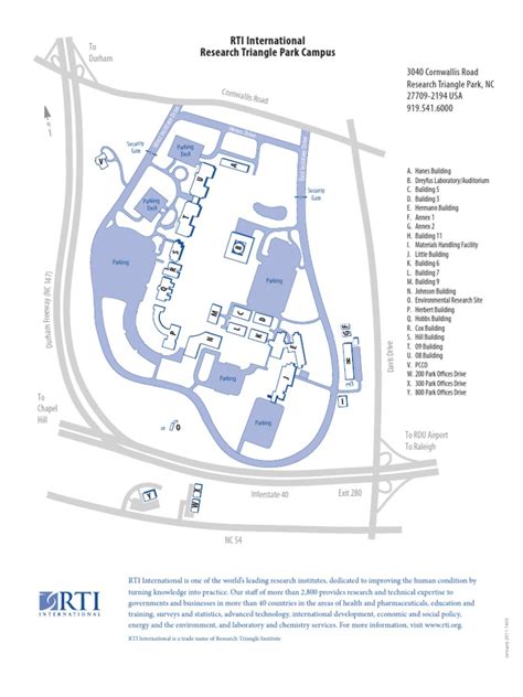 Rti Rtp Campus Map Pdf