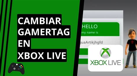 Cómo Cambiar El Nombre De Gamertag En Xbox Live Youtube