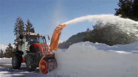Tractor Mounted Snow Blowers Westa Demo 2016 Youtube