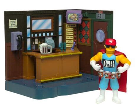 The Simpsons Exclusive Playset Moes Bar With Duffman Playset Lego Simpsons The Simpsons