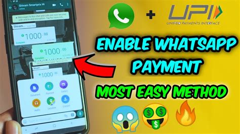Enable Whatsapp Payment Feature Most Easy Method To Get Whatsapp