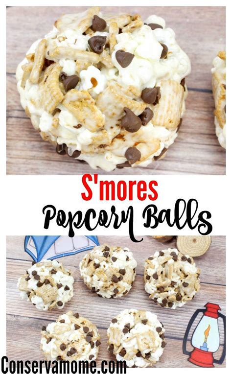 Smores Popcorn Balls Recipe Dessert Recipes Easy Snack Recipes