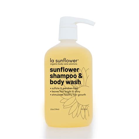 Sunflower Shampoo And Body Wash Packed With Nutrient Dense Ingredients