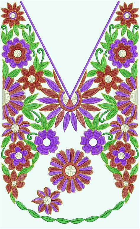 Embdesigntube Chudidar Neck Designs For Embroidery By Uday