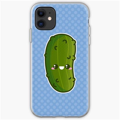 Kawaii Pickle Iphone Case And Cover By Pai Thagoras Redbubble