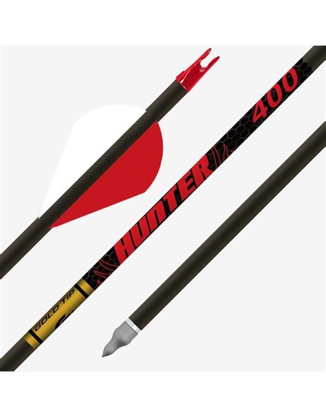 Gold Tip Hunter Xt Arrows With 2 Hp Vanes Dz Archery Supplies Australia