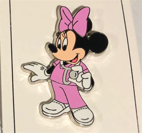 Disney Trading Pin Minnie Mouse Dressed As A Nurse Minnie Minnie