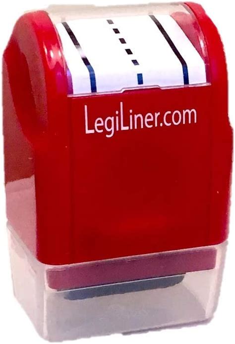 Legiliner 3 4″ Dashed Handwriting Line Rolling Self Inking Stamp Handwriting Practice Tool