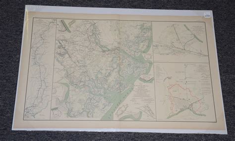 Maps Of Savannah Ga Selma Al From Atlas Of Official Records — Horse