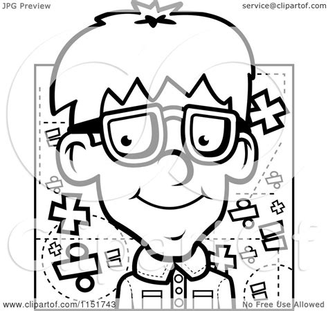 Nerd Emoji Coloring Pages Black And White Coloring Pages