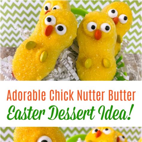 With all the prep work needing to be done in order to entertain, it can be overwhelming. Adorable Chick Nutter Butter Easter Dessert Idea