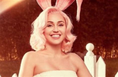 Miley Cyrus Dresses Up As Sexy Easter Bunny In Colorful Instagram Snaps