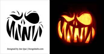 10 Free Scary Halloween Pumpkin Carving Patterns