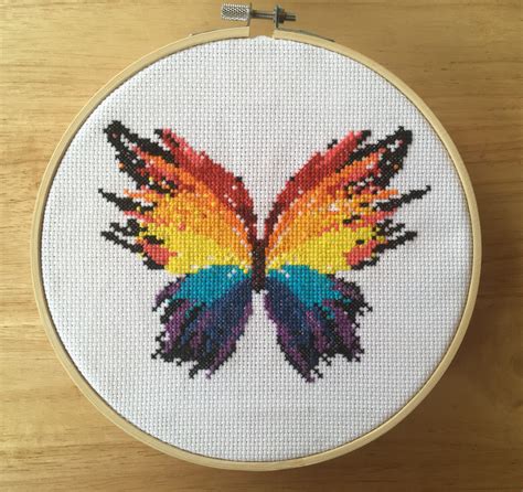 You can get the cross stitch patterns and start stitching right away. Cross Stitch Pattern Download - Modern Butterfly Cross ...