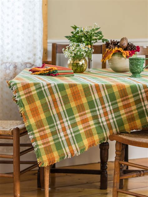 September Plaid Tablecloth Kitchen And Table Linens Tablecloths