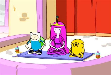 Finn Princess Bubblegum And Jake In Meditation